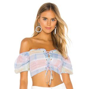NEW Lovers + Friends Ashbey Top Multi Small F75